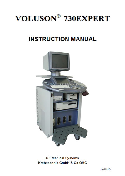 Техническое руководство, Technical manual на Диагностика-УЗИ Voluson 730Expert
