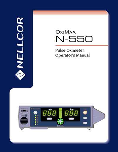 Инструкция оператора Operator manual на Пульсоксиметр OxiMax N-550 [Nellcor Puritan Bennett]