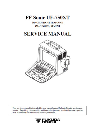 Сервисная инструкция, Service manual на Диагностика-УЗИ UF-750XT FF Sonic