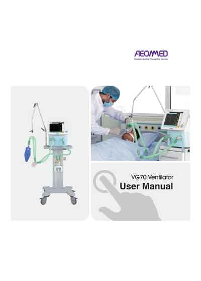 Инструкция пользователя, User manual на ИВЛ-Анестезия VG70