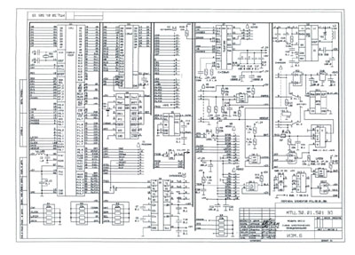 Схема электрическая, Electric scheme (circuit) на Диагностика-ЭКГ Электрокардиоскоп ЭКС-12