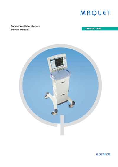 Сервисная инструкция, Service manual на ИВЛ-Анестезия Servo-i Ventilator System - Revision 02