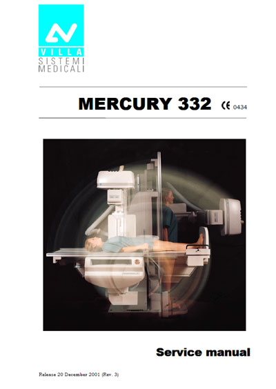Сервисная инструкция, Service manual на Рентген Mercury 332