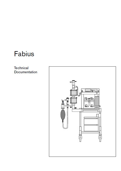 Техническая документация, Technical Documentation/Manual на ИВЛ-Анестезия Fabius (205 стр.)