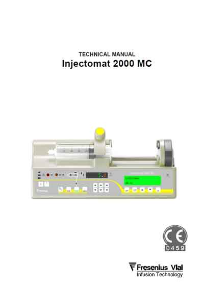 Техническая документация Technical Documentation/Manual на Шприцевой дозатор Injectomat 2000 MC [Fresenius]