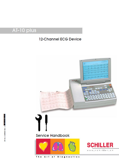 Сервисная инструкция, Service manual на Диагностика-ЭКГ AT-10 plus