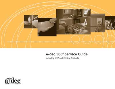Сервисная инструкция, Service manual на Стоматология A-dec 500
