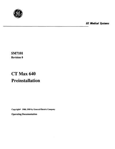 Инструкция по монтажу, Installation instructions на Томограф CT MAX 640 (Preinstallation)