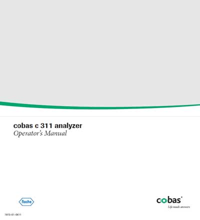 Руководство оператора, Operators Guide на Анализаторы Cobas c311
