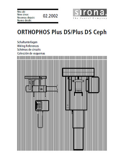 Схема электрическая, Electric scheme (circuit) на Рентген Orthophos Plus DS, Plus DS Ceph