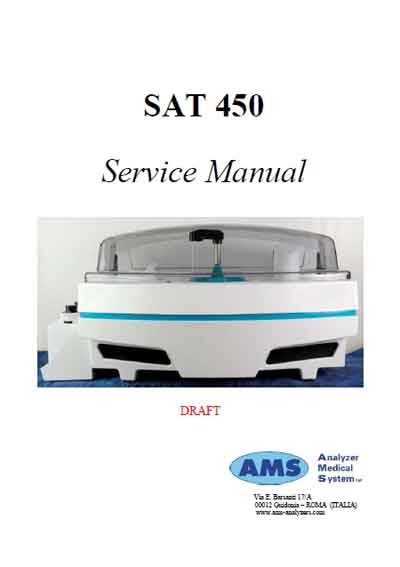 Сервисная инструкция, Service manual на Анализаторы SAT 450