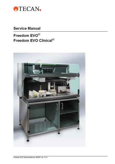 Сервисная инструкция Service manual на Freedom EVO, Freedom EVO Clinical [Tecan]