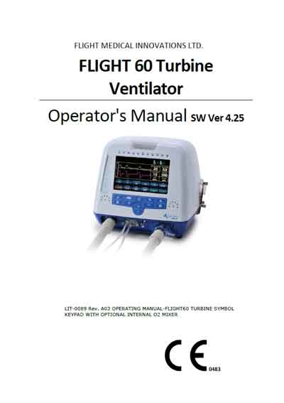 Инструкция оператора, Operator manual на ИВЛ-Анестезия Flight 60 Turbine Ventilator