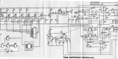 Схема электрическая, Electric scheme (circuit) на Терапия ЭС-10-5 (для электросна)