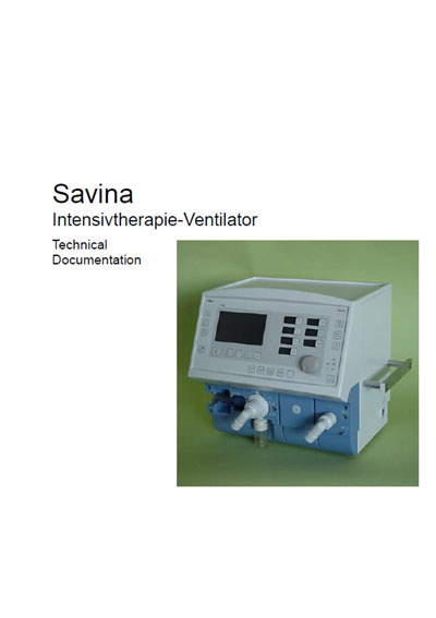 Техническая документация, Technical Documentation/Manual на ИВЛ-Анестезия Savina (Ver.2 2001)