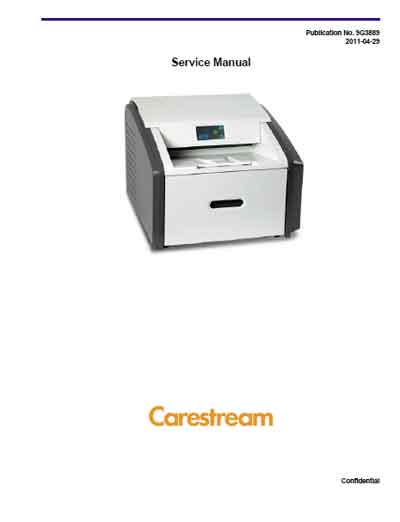 Сервисная инструкция, Service manual на Рентген-Принтер DryView 5700 [Carestream]