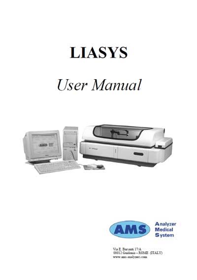 Инструкция пользователя, User manual на Анализаторы Liasys