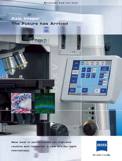 Технические характеристики, Specifications на Лаборатория-Микроскоп AxioImager