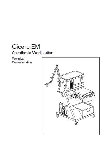 Техническая документация, Technical Documentation/Manual на ИВЛ-Анестезия Cicero EM