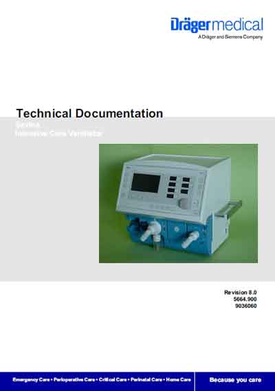 Техническая документация Technical Documentation/Manual на Savina (Rev.8 2006) [Drager]
