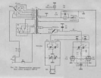 Схема электрическая, Electric scheme (circuit) на Терапия УВЧ-4
