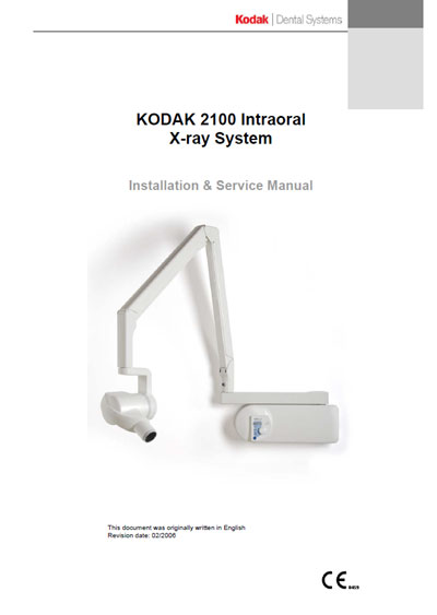 Сервисная инструкция, Service manual на Рентген 2100 Intraoral