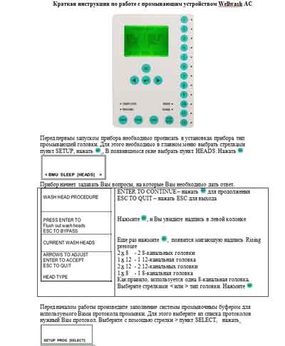 Инструкция пользователя User manual на Промыватель микропланшет Wellwash AC [Thermo]