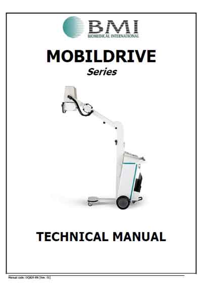 Техническая документация, Technical Documentation/Manual на Рентген Mobildrive series