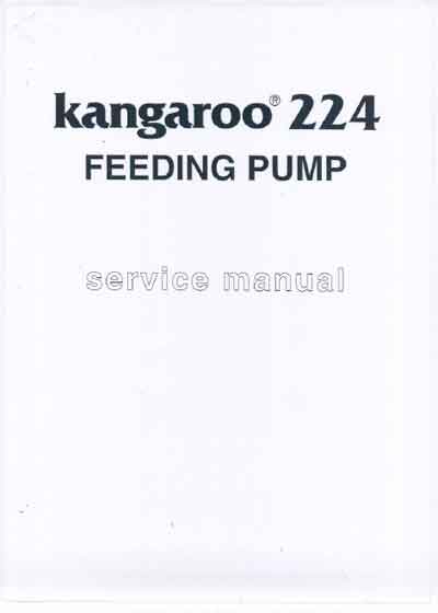 Сервисная инструкция, Service manual на Разное Инфузомат Kangaroo 224 (Sherwood)