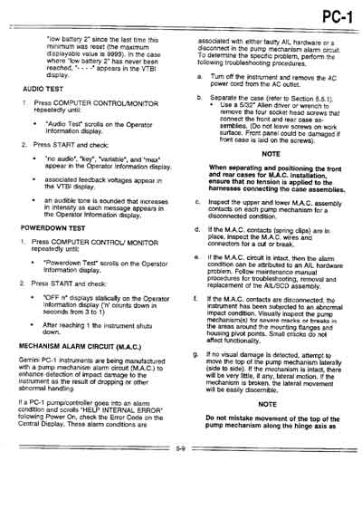 Техническая документация, Technical Documentation/Manual на Разное Инфузомат Imed Gemini PC-1 Error Codes (Alaris)