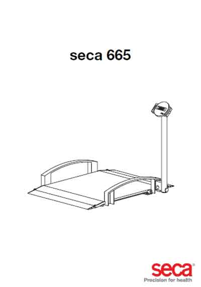 Инструкция по эксплуатации Operation (Instruction) manual на Seca 665 [Seca]