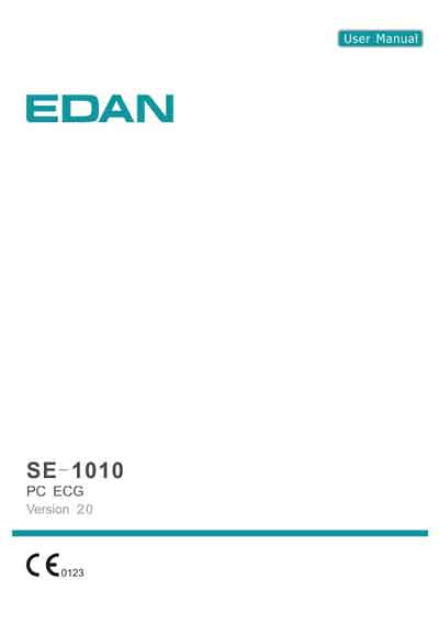 Инструкция пользователя User manual на SE-1010 Version 2.0 [Edan]