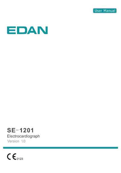 Инструкция пользователя User manual на SE-1201 Version 1.0 [Edan]