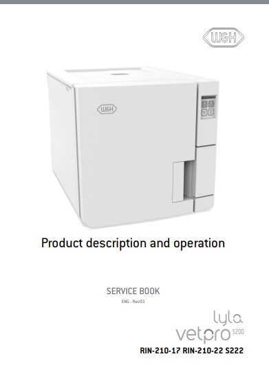 Техническая документация Technical Documentation/Manual на Lyla WetPro S200 (Product description and operation) [W&H]
