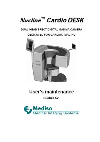 Инструкция по техническому обслуживанию Maintenance Instruction на Nucline Cardio Desk [Mediso]