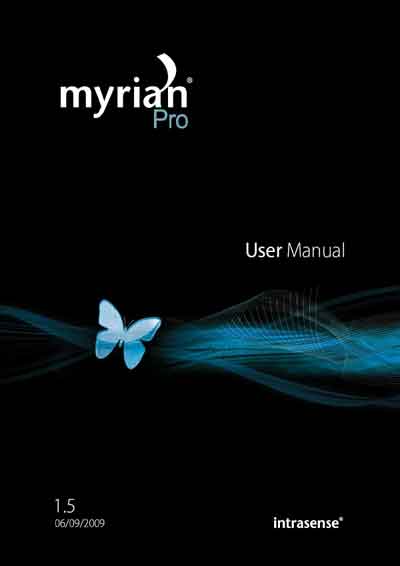 Инструкция пользователя, User manual на Разное ПО Myrian Pro ver.1.5 (Intrasense)