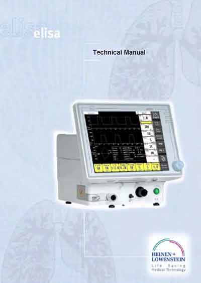 Техническая документация, Technical Documentation/Manual на ИВЛ-Анестезия Elisa CC (Rev 3.03.a)