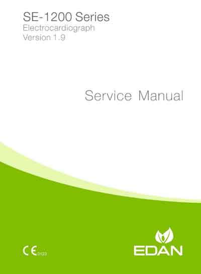 Сервисная инструкция Service manual на SE-1200 Version 1.9 [Edan]