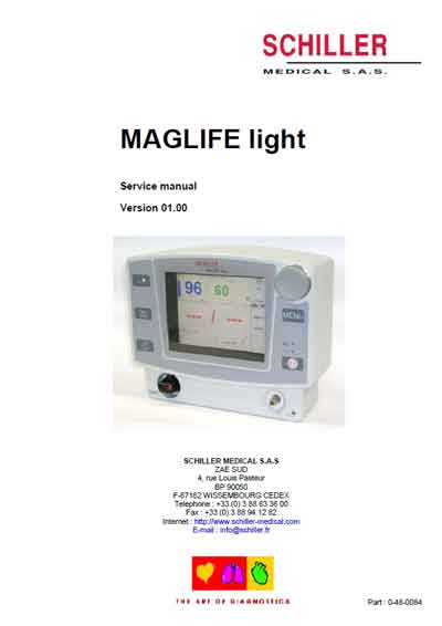 Сервисная инструкция Service manual на MAGLIFE light [Schiller]