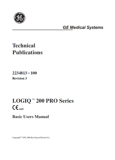 Руководство пользователя Users guide на Logiq 200 Pro [General Electric]