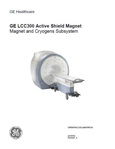 Техническое описание, инструкция по эксплуат., Technical description, instructions на Рентген LCC300 Active Shield Magnet, Magnet and Cryogens Subsystem