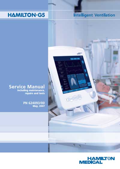 Сервисная инструкция Service manual на G5 [Hamilton Medical]