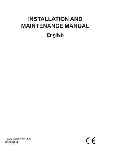 Руководство по установке и эксплуатации Installation & Maintenance Manual на BTS 310 Plus [BioSystems]