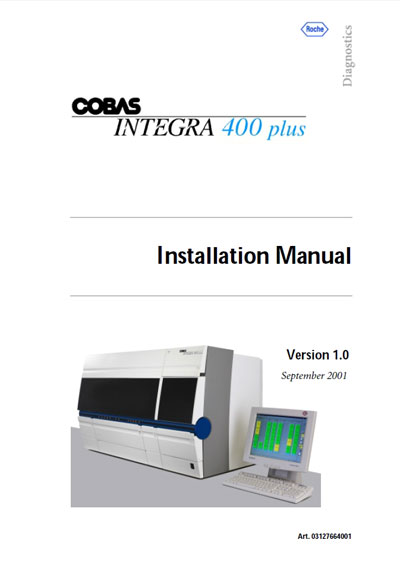 Инструкция по установке, Installation Manual на Анализаторы Cobas Integra 400 Plus