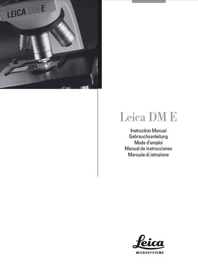Инструкция по эксплуатации Operation (Instruction) manual на DME [Leica]