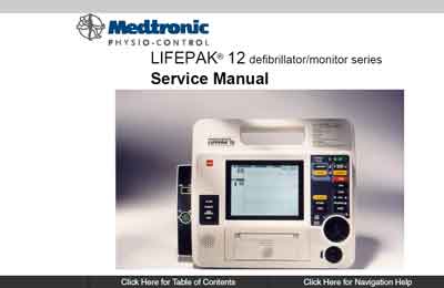 Сервисная инструкция Service manual на Дефибриллятор-монитор Lifepak 12 [Medtronic]