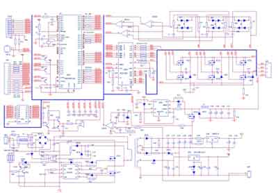 Схема электрическая Electric scheme (circuit) на УС-01 SELENA-2000 (блок управления) [---]