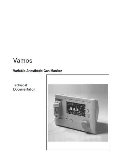 Техническая документация Technical Documentation/Manual на Vamos (July 2001) [Drager]