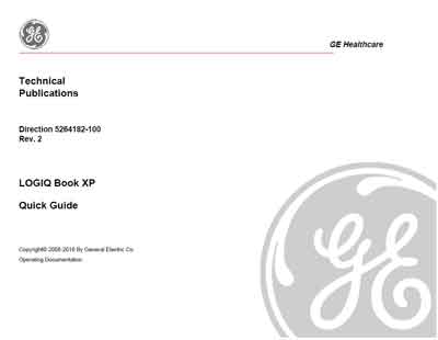 Методические материалы, Methodical materials на Диагностика-УЗИ Logiq Book XP Quick Guide Rev. 2