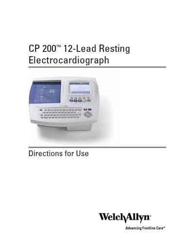 Инструкция пользователя, User manual на Диагностика-ЭКГ CP 200